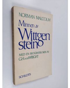 Kirjailijan Norman Malcolm käytetty kirja Minnen av Wittigen Stein