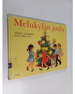 Kirjailijan Astrid Lindgren käytetty kirja Melukylän joulu