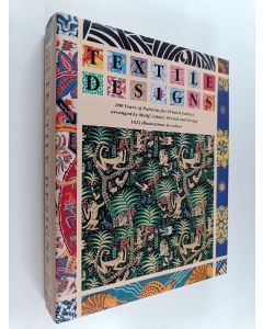 Kirjailijan Susan Meller käytetty kirja Textile Designs : 200 years of patterns for printed fabrics arranged by motif, colour, period and design