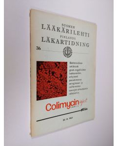 käytetty kirja Suomen lääkärilehti 36/1963