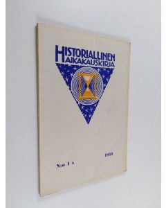 käytetty kirja Historiallinen aikakauskirja n:o 1a/1953
