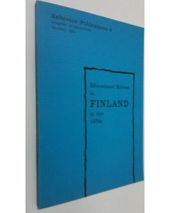Kirjailijan Rene Nyberg käytetty kirja Educational reform in Finland in the 1970s