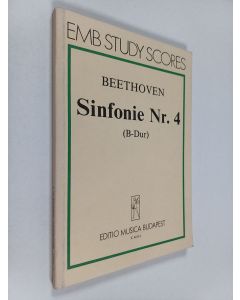 Kirjailijan Ludwig Van Beethoven käytetty kirja Beethoven sinfonie Nr. 4 (B-Dur)