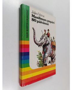 Kirjailijan Jules Verne käytetty kirja Maailman ympäri 80 päivässä