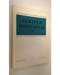 Tekijän Olavi K. Fält  käytetty kirja Scripta historica III osa 3