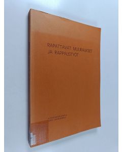 käytetty kirja Rapattavat muuraukset ja rappaustyöt