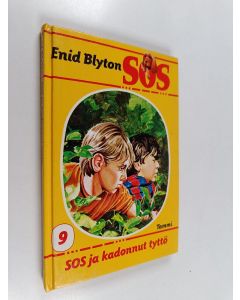 Kirjailijan Enid Blyton käytetty kirja SOS ja kadonnut tyttö
