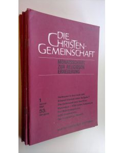 käytetty teos Die Christen-Gemeinschaft 1981 : Monatsschrift zur religiosen erneuerung - 53. Jahrgang Nr. 1-12
