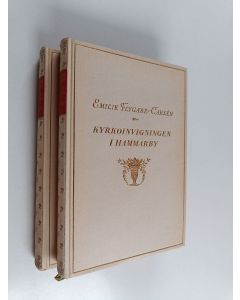 Kirjailijan Emilie Flygare-Carlen käytetty kirja Kyrkoinvigningen i Hammarby 1-2