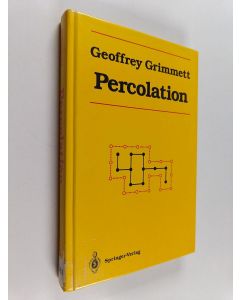 Kirjailijan Geoffrey Grimmett käytetty kirja Percolation