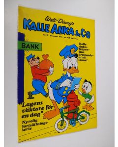 Kirjailijan Walt Disney käytetty teos KAlle Anka & C:o nr. 4/1972