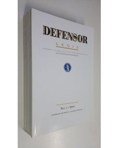käytetty kirja Defensor legis vuosikerta 2010 (6 lehteä)