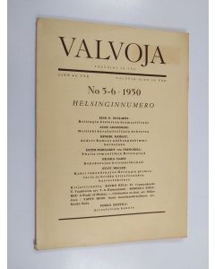 käytetty kirja Valvoja  5-6/1950 : Helsinginnumero