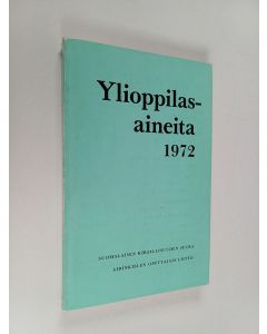 käytetty kirja Ylioppilasaineita 1972