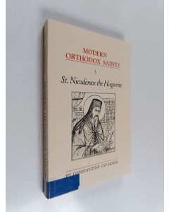 Kirjailijan Constantine Cavarnos käytetty kirja St. Nicodemos the Hagiorite, great theologian and teacher of the Orthodox Church ... : an account of his life, character, and message ; together with a comprehensive list of his writings and selections from 