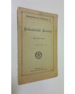 käytetty teos Sekaäänisiä lauluja - yhdeksäs wihko