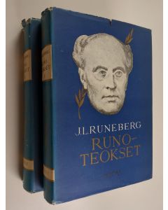 Kirjailijan Johan Ludvig Runeberg käytetty kirja Runoteokset 1-2