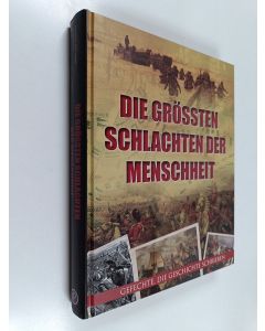 Kirjailijan Christer Jorgensen käytetty kirja Die grössten Schlachten der Menschheit - Gefechte, die Geschichte schreiben