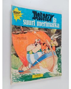 Kirjailijan Rene Goscinny käytetty teos Asterix ja suuri merimatka