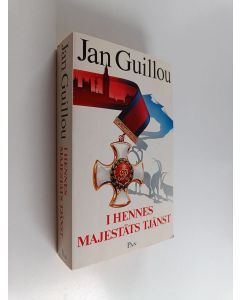 Kirjailijan Jan Guillou käytetty kirja I hennes majestäts tjänst