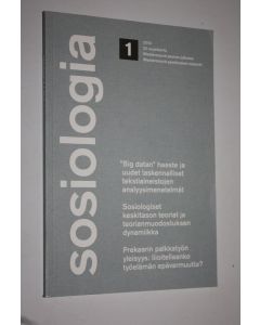 käytetty kirja Sosiologia 1/2016 : Westermarck-seuran julkaisu