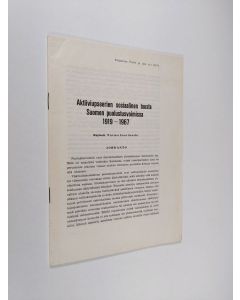 Kirjailijan Purmo Saarikoski käytetty teos Aliupseerien sosiaalinen tausta Suomen puolustusvoimissa 1919-1967