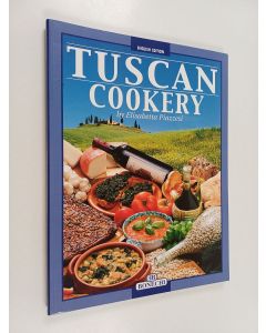 Kirjailijan Elisabetta Piazzesi käytetty kirja Tuscan Cookery