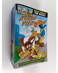 Kirjailijan Walt Disney käytetty kirja Koira vieköön! ; Siipiveikkojen suosikki ; Luonnon ihmeitä