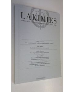 käytetty kirja Lakimies 1/2008 : Suomalaisen lakimiesyhdistyksen aikakauskirja