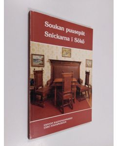 Kirjailijan Marianne Långvik-Huomo käytetty kirja Soukan puusepät vuosina 1873-1932 = Snickarna i Sökö 1873-1932