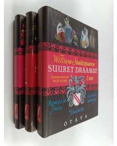 Kirjailijan William Shakespeare käytetty kirja Suuret draamat 1-3 : Romeo ja Julia ; Kesäyön unelma ; Macbeth ; Hamlet ; Othello ; Kuningas Lear ; Venetsian kauppias