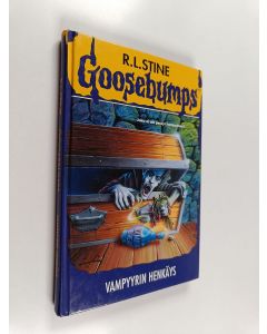 Kirjailijan R. L. Stine käytetty kirja Vampyyrin henkäys