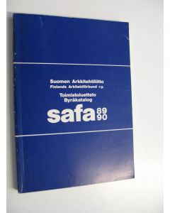 Kirjailijan Suomen Arkkitehtiliitto käytetty kirja Toimistoluettelo 1989-90
