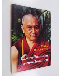 Kirjailijan Zopa Rinpoche käytetty kirja Onnellisuuden saavuttaminen