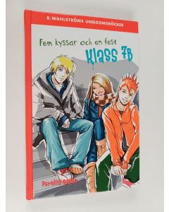 Kirjailijan Pernilla Gesén käytetty kirja Fem kyssar och en fest