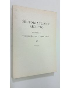 käytetty kirja Historiallinen arkisto 56