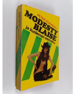 Kirjailijan Peter O'Donnell käytetty kirja Modesty Blaise ja kuoleman esimaku