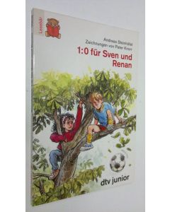 Kirjailijan Andreas Steinhöfel käytetty kirja 1:0 fur Sven und Renan (ERINOMAINEN)