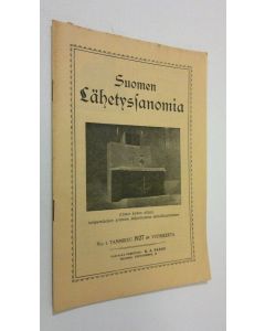 käytetty teos Suomen lähetyssanoma n:o 1 tammikuu 1927