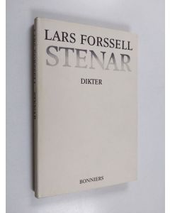 Kirjailijan Lars Forssell käytetty kirja Stenar : dikter