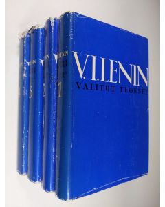 Kirjailijan V. I. Lenin käytetty kirja Valitut teokset 1-4