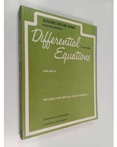 Kirjailijan Frank Jr Ayres käytetty kirja Theory and Problems of Differential Equations in SI Metric Units