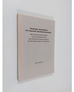 Kirjailijan Dieter Schaffrath käytetty kirja Grenzfragen philosophischer und empirischer Bewusstseinsbetrachtung - Das psychophysische Problem aus philosophischer Sicht unter besonderer Berücksichtigung der Sinnesphysiologie Yrjö Reenpääs