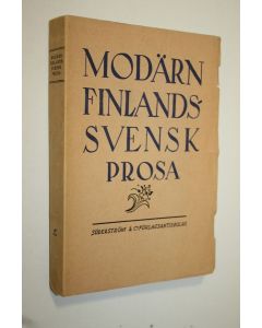 Kirjailijan Olof Enckell käytetty kirja Modern finlandssvensk prosa