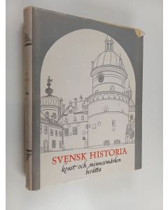 Kirjailijan Gösta Lundquist & Tage Nilsson käytetty kirja Svensk historia - konst och minnesmärken berätta