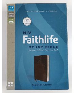 Kirjailijan Faithlife uusi teos NIV, Faithlife Study Bible - Intriguing Insights to Inform Your Faith [Black]