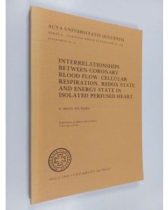 Kirjailijan E. M. Nuutinen käytetty kirja Interrelationships Between Coronary Blood Flow, Cellular Respiration, Redox State and Energy State in Isolated Perfused Heart