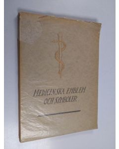 Kirjailijan Emanuel Bergman käytetty kirja Medicinska emblem och symboler