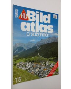 käytetty kirja Bild atlas - nr. 115 : Graubunden