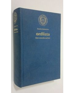 käytetty kirja Svenska Akademiens Ordlista över svenska språket